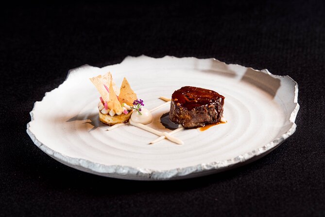 Audio visual multi-sensory chefs journey dinner experience - Main course 1, China: aromatic duck consomme and dim sum