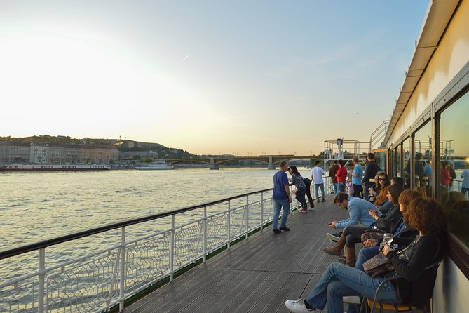 Booze Cruise Budapest Sightseeing Danube Cruise - On Board Comfort: Indoor Warmth and Outdoor Views