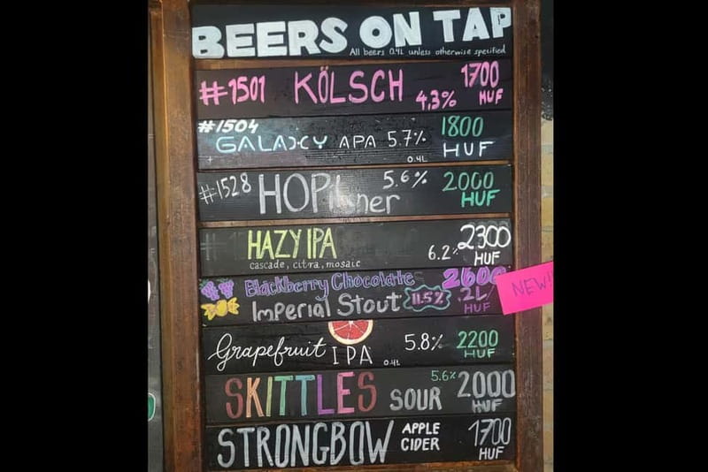 Budapest: 9-tier Hungarian & Craft Beer Tasting w/ snacks - Key things to know before you go