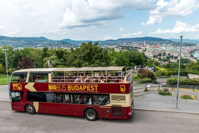 Budapest: Big Bus Hop-On Hop-Off Tour by Open-top Bus - Elizabeth Bridge, Gellért Baths, and the Buda skyline shift