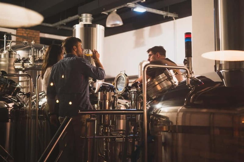 Budapest: Brewery Tour at "First Craft Beer" & Beer Tasting - The bar after the tour, cozy and built for questions