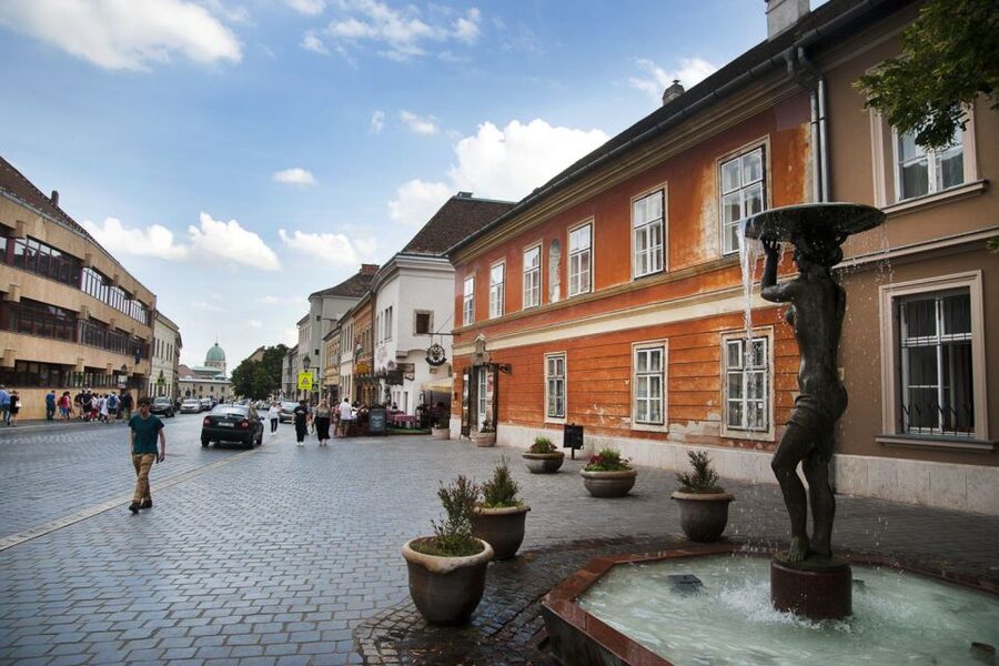 Budapest: Buda Castle District Walking Tour - President’s Palace and the Royal Palace loop through courtyards