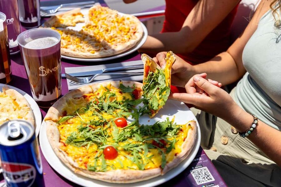 Budapest: Catamaran Pizza Cruise - Danube Sights, Pizza, and a Loud Playlist: The Real Vibe