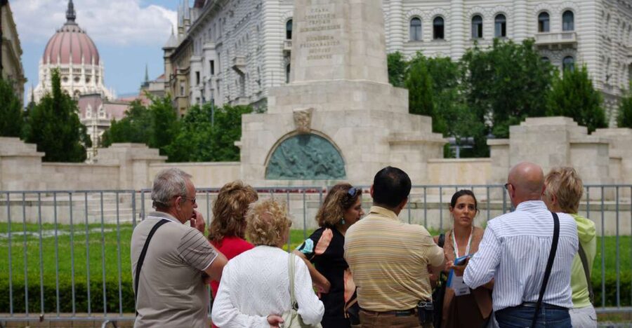 Budapest: City Center Walking Tour - Marcius 15 Square and the Great Blessed Lady Cathedral