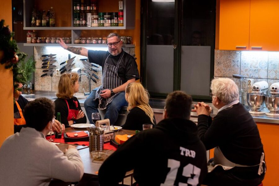 Budapest: Cooking School – Hungarian Menu & Local Market - Spirits before lunch, palinka and Unicum with context