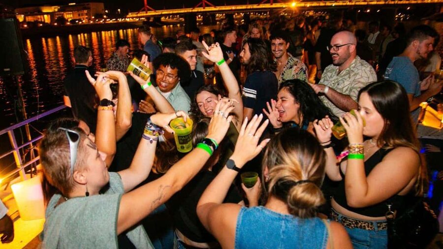 Budapest: Danube Beat Party Cruise with DJ & Drink Packages - Getting on board at Akadémia 2: where to be, and what to wear