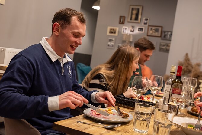 Budapest Dinner with a Local: 4-Course Meal with Wine & Palinka - A 7 pm Table With Pálinka, Hosted by George