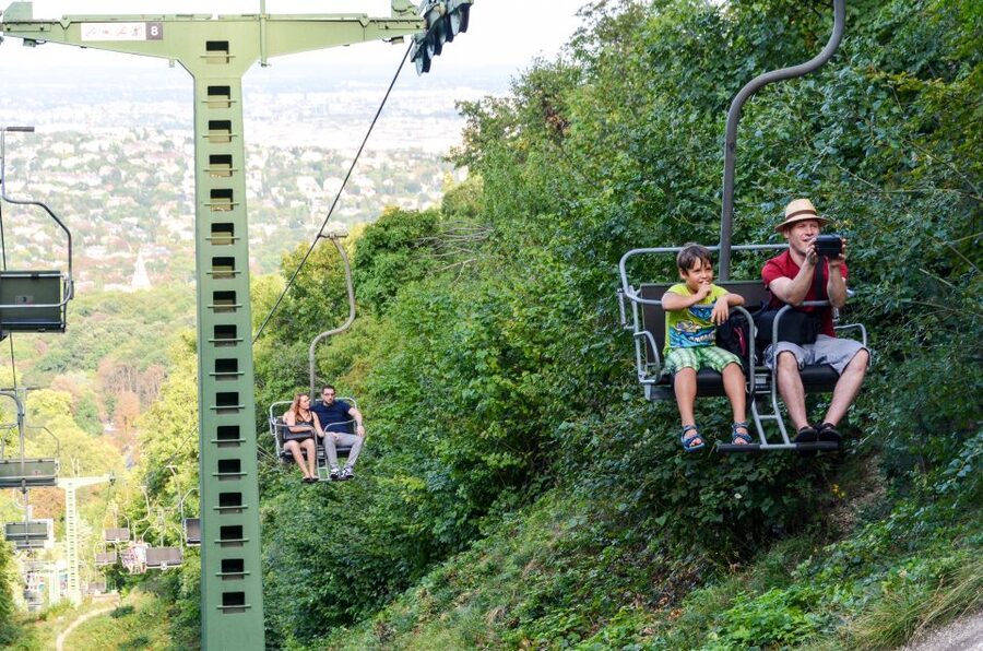 Budapest: Elisabeth Tower Visit by Chairlift & Transport - What you actually see from the top: panoramic Budapest plus hill park air