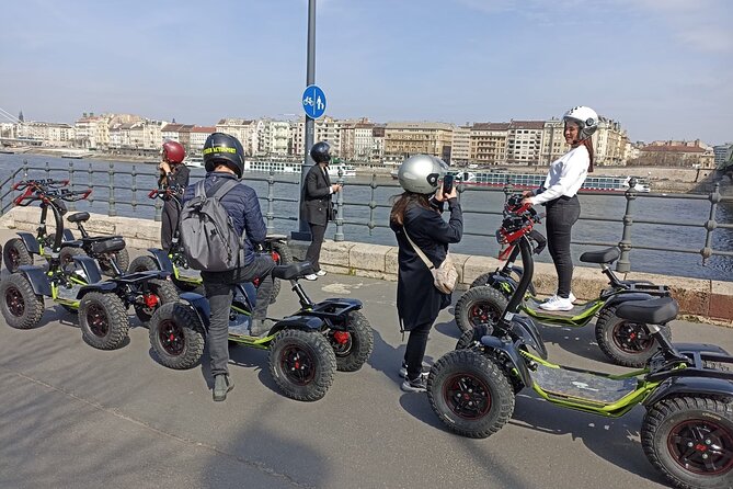 Budapest EZRaider Tour - A City Exploring Adventure - The Ride Up Toward Castle Hill: Parliament and Danube Views
