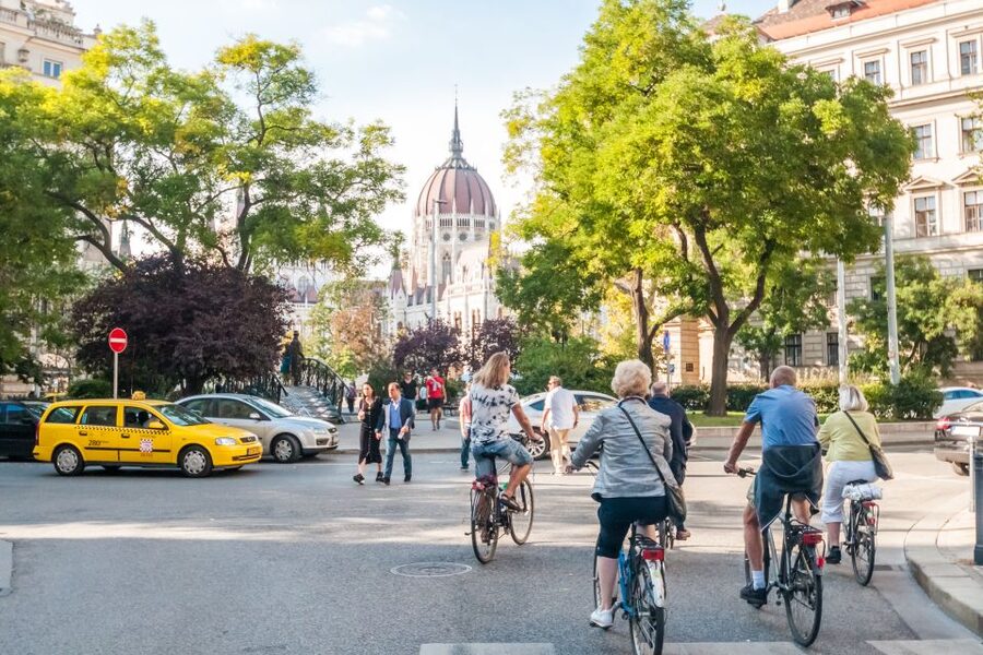 Budapest: Guided City Discovery Bike Tour - Hungarian Parliament: the architecture stop you can actually enjoy