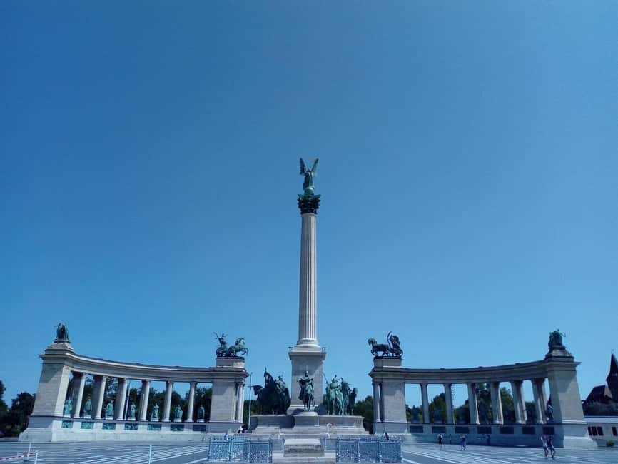 Budapest: Heroes' Square-City Park Tour & Music Performance - House of Music Hungary, Modern Design in a Historic Park