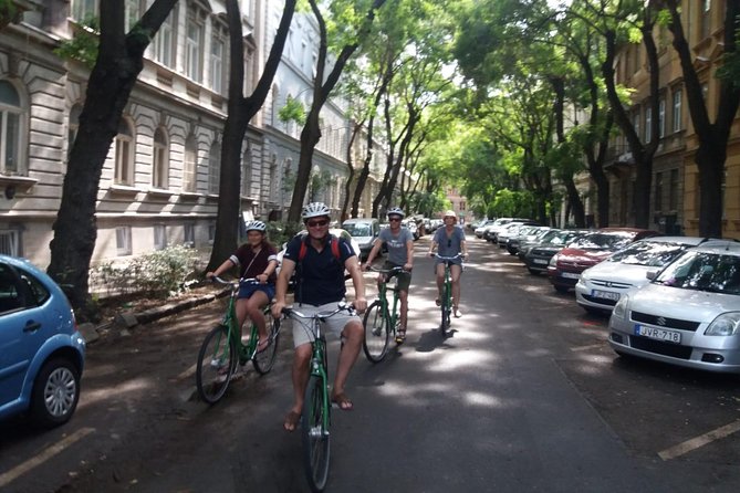 Budapest Highlights Bike Tour - Getting rolling at Szent István tér, then gliding into the center