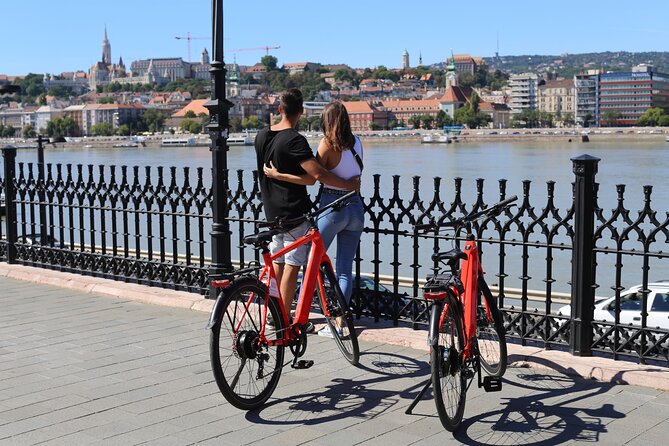 Budapest: Historic Downtown ride on E-Bicycles Buda & Pest - Parliament, Shoes on the Danube, and crossing the Chain Bridge