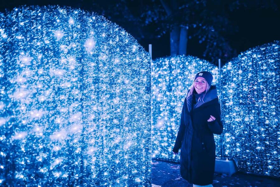 Budapest: Lumina Light Park Wonderworld Entry Ticket - The glowing route, from Frozen Kingdom to Versailles