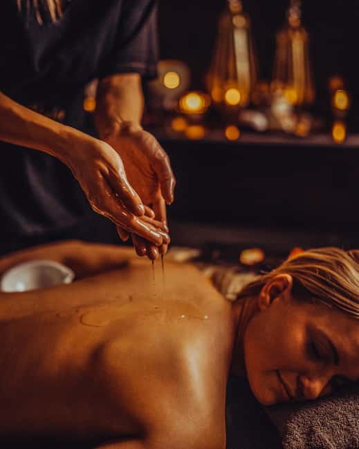 Budapest: Massage 60 min + Bath entry Mandala Day Spa - The teahouse and relaxation beds, the calm part many spas skip
