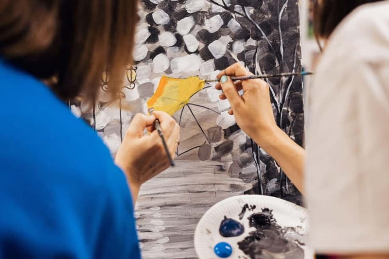 Budapest: Paint and sip experience - Choosing Colors and Format: Your Small Decisions Make the Whole Thing Feel Yours