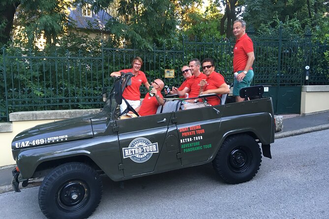 Budapest: Private City Tour with a Vintage Russian Jeep - Shoes on the Danube Bank and the Chain Bridge: a short stop with big weight