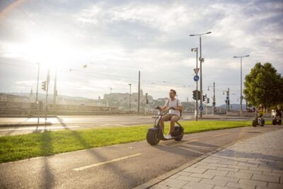 Rent a Wide-Wheel E-Scooter