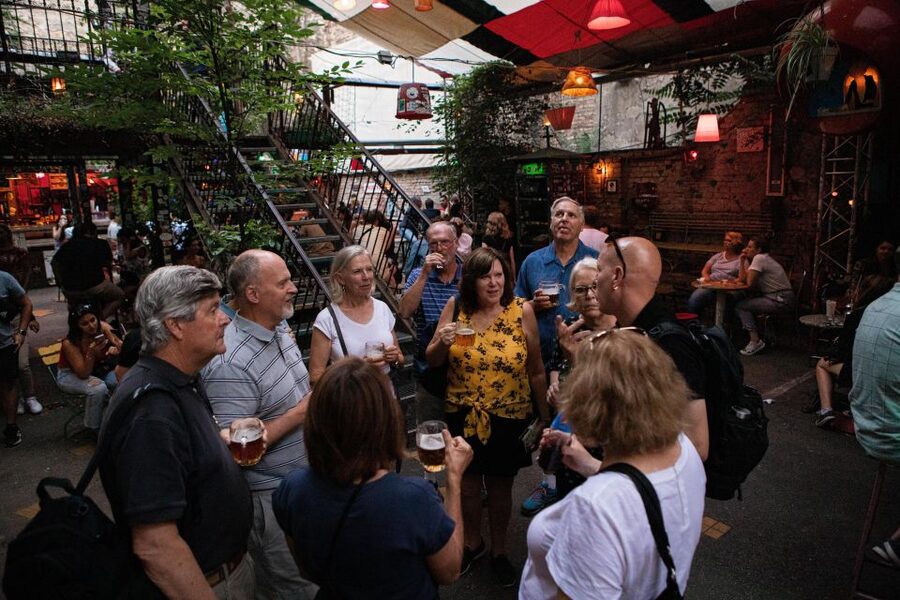 Budapest: Ruin Bars Walking Tour with Drinks and Snacks - The drinks and Lángos, included, and how to handle both