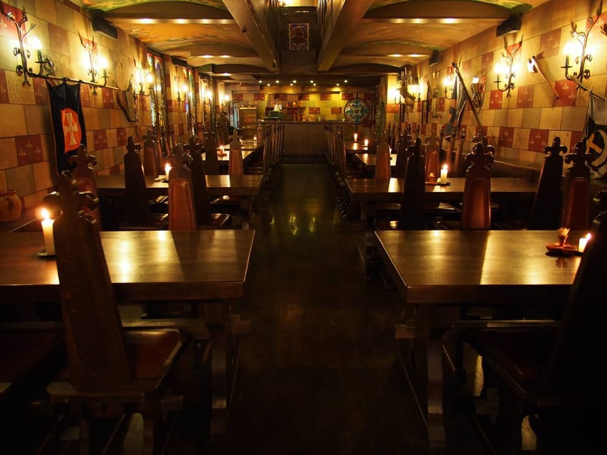 Budapest: Sir Lancelot Medieval Dinner with Drink and Show - Drinks: welcome shot plus draft beer, then decide what you want