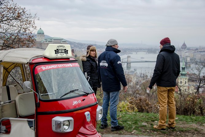 Budapest Tuk Tuk Tour with House of the Unicum Distillery Visit - Liberty Bridge, Chain Bridge, and Margaret Bridge for river views