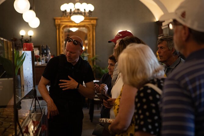 Budapest Urban Feast - Food Tour with Wine Tasting & Coffee House - Wine tasting inside the market world
