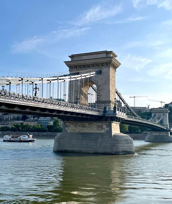 Budapest: Walking Tour with Chimney Cake & Polaroid Photos - Vörösmarty Square, Danube Promenade, and Vigadó views