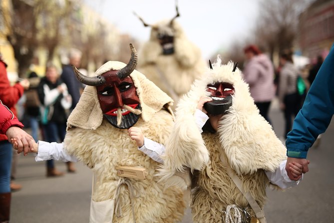 BUSÓJÁRÁS Unesco Heritage Folklore Carnival in Mohács - What you see in Mohácsi Busójárás: masks, wool cloaks, and ritual noise