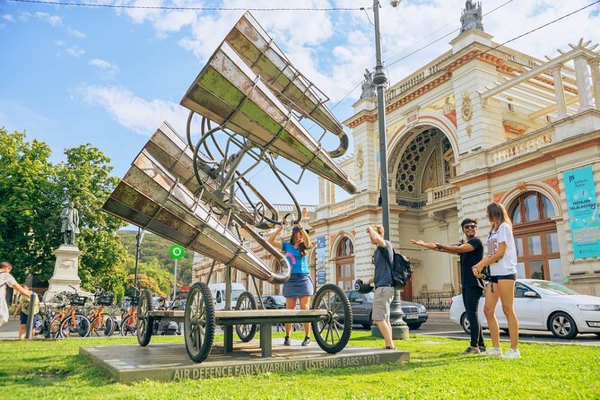 E-Scooter Half-Day Private Tour in Budapest with Food Tastings - Parliament outside, Liberty Square, and the monument belt approach