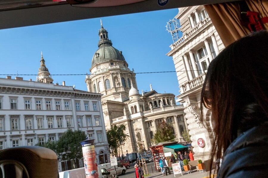 From Vienna: Guided Day Trip to Budapest - From the bus window: Heroes’ Square and Parliament angles that make sense fast