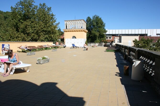 Full-Day Admission to Budapest Lukacs Thermal Bath - Outdoor thermal pool with jets and waterfalls, year-round fun