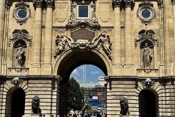 Gems of the Budapest Castle District Walking Tour - How the 3:00 pm route runs, from Holy Trinity Statue to Castle Garden Bazaar