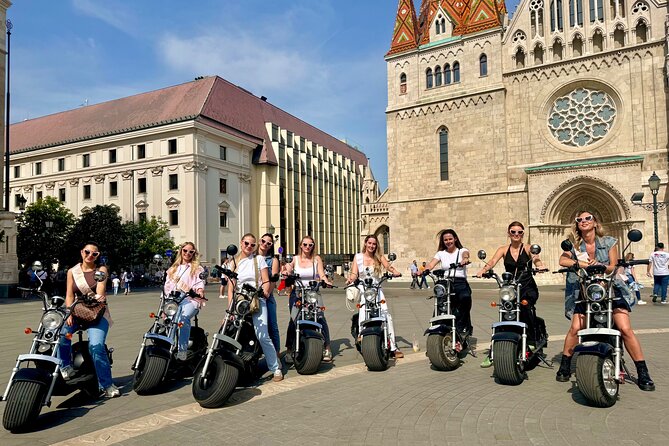 Monster Bike Sightseeing Tour – City Budapest on Electric Rollers - Varkert Bazar: A Historic Landmark Stop at the Danube’s Edge