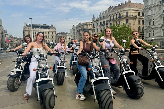 Monster Bike Sightseeing Tour – City Budapest on Electric Rollers - Riding Past Gellert Hill Viewpoints and the St. Gerard Sagredo Statue