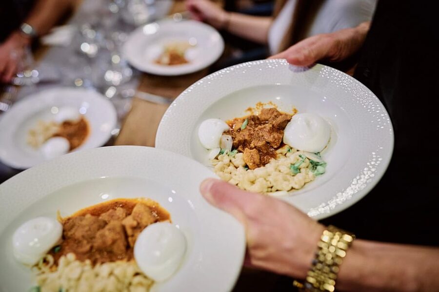 Private Budapest Food Tour with Drinks Included - The sit-down meal: nokedli and Flódni, done right