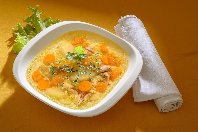 Private Traditional Dinner Hungry for Hungary and Country Presentation - Your dinner starts with rural Hungarian bites and rich meat soup