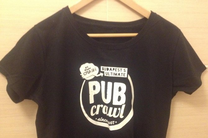 Pub Crawl Through The Ruin Bars in Budapest with T-shirt Included - Stop Flow: Four Welcome Shots and One Club Finish
