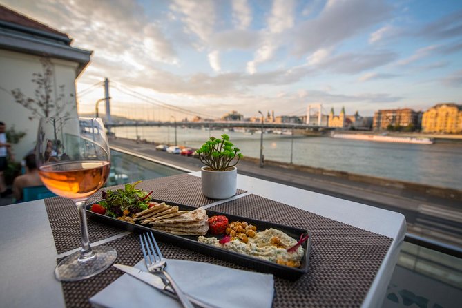 Rudas Bistro Gastro-Wellness - Locker reality and towel strategy, including the rooftop pool photo moment