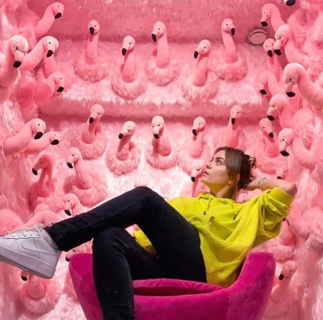 Selfie Museum Budapest Entry Ticket - The Sugar Pearl Pool With 5 Cubic Metres of Catchy Fun