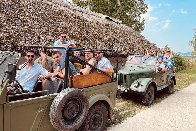 The only Wine Cocktail Club in Tokaj, Lunch & Fun, Hungary - Stop 1 at the vineyards: Szerencs-Ond by off-road jeep